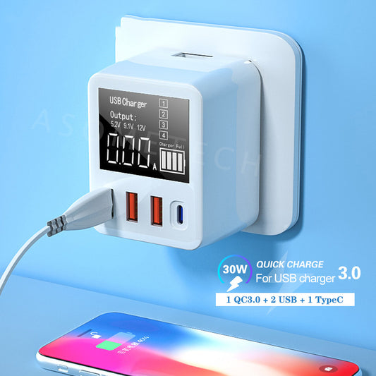 Cargador de viaje 4 puertos USB de alta velocidad