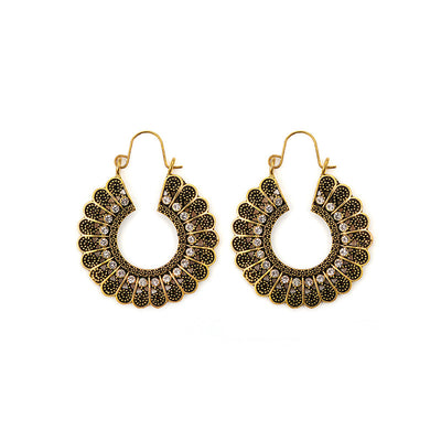 Aretes Calados Retro con Patrón Hueco Elegante - Image 13