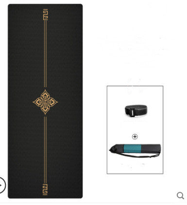 Tapete de Yoga Premium Antideslizante Línea Dorada - Image 4