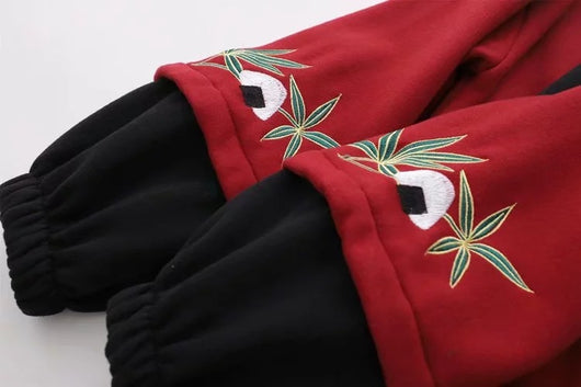 Sudadera con Capucha de Terciopelo y Bordado de Panda - Image 7