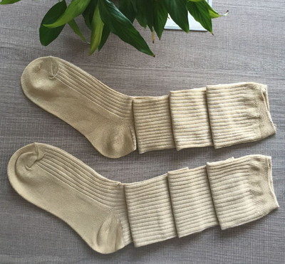 Calcetines Largos Hasta la Rodilla de Algodón para Otoño e Invierno - Image 3
