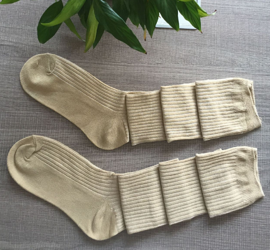 Calcetines Largos Hasta la Rodilla de Algodón para Otoño e Invierno - Image 3