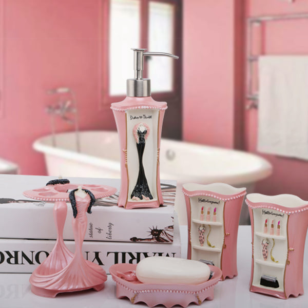 Juego de Baño de 5 Piezas Completo