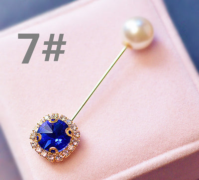 Broche Cristal Perla con Palabra - Pasador Elegante para Bufanda - Image 12