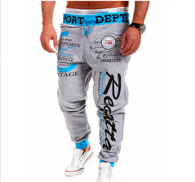 Pantalones de Chándal Hombre con Cintura Elástica y Estampado de Letras - Image 6