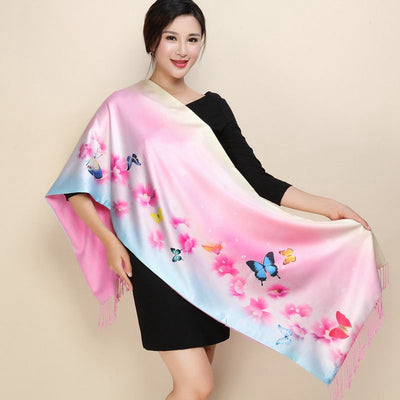 Pashmina de Seda Larga - Chal Elegante Versátil - Image 5