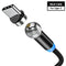Cable de Carga Magnético 360° - Rotación Total Compatible