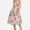 Vestido Voluminoso con Estampado de Rosas