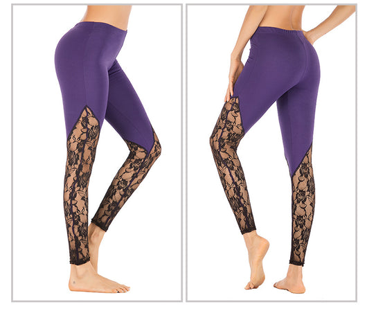 Leggings de Yoga con Detalles Patchwork - Image 4