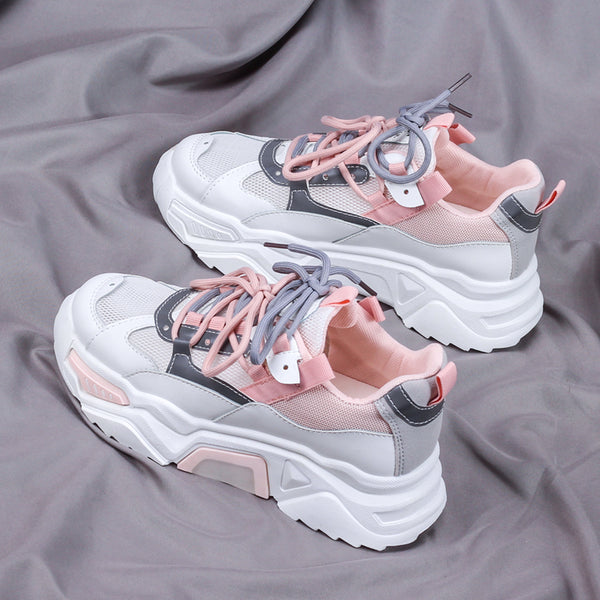Tenis Plataforma Colorblock