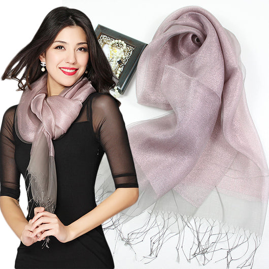 Pañuelo de Seda Doble Capa Premium para Mujer - Elegancia y Sofisticación - Image 25