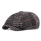 Boina Cuadrille Gruesa para Hombre Otoño e Invierno