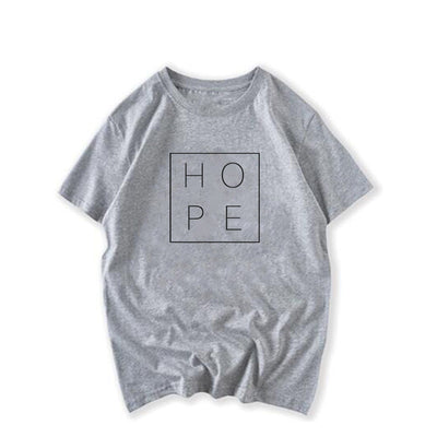 Playera Básica Hope de Algodón - Unisex, Cuello Redondo, Corte Relajado - Image 13