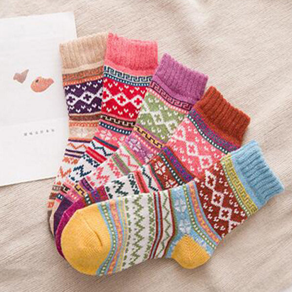 Calcetines de Cachemira Estilo Étnico para Mujer - Image 4
