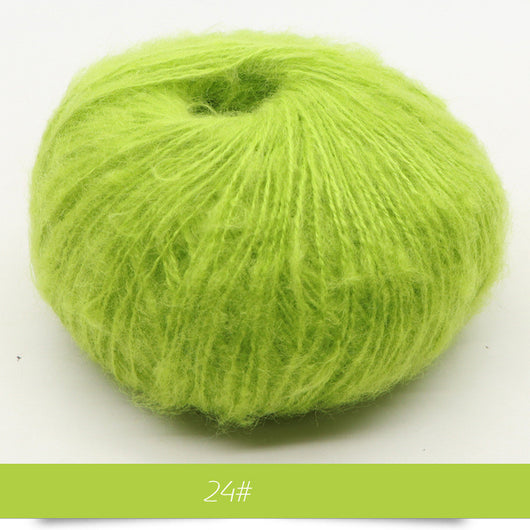Suéter y chal de mohair para bebé con detalle de tejido - Image 42