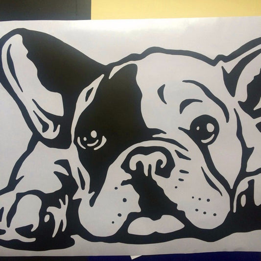 Vinil Decorativo Bulldog para Pared - Image 2
