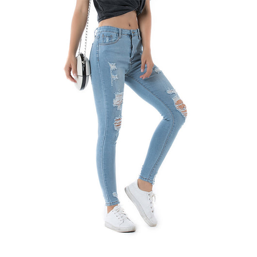 Jeans Rotos Vintage con Efecto Desgastado - Image 5