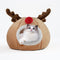 Casita Tienda para Mascotas Reno Navideño