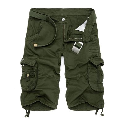 Pantalones Cortos Cargo Camuflaje con Cinturón y Múltiples Bolsillos - Image 7