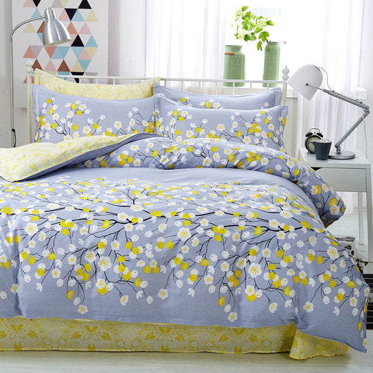 Juego de Cama Algodón Twill Estampado de 4 Piezas - Image 11
