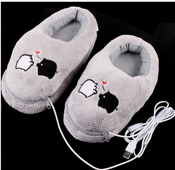 Pantuflas Térmicas USB con Calefacción Eléctrica - Comodidad Suave y Segura