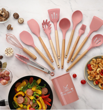 Set de Utensilios de Cocina en Silicona Resistente al Calor - Antiadherente y Duradero - Image 19