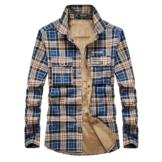 Camisa de Cuadros Casual para Hombre