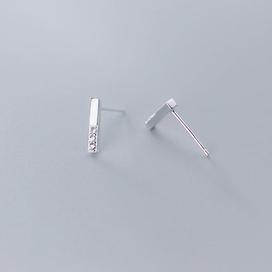 Aretes de Diamante S925 Plata Esterlina - Image 3