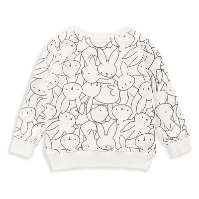 Playera de Algodón Infantil con Estampado de Conejo
