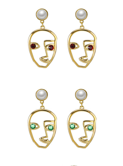 Aretes de Perla con Diseño de Personalidad Coreana - Image 6