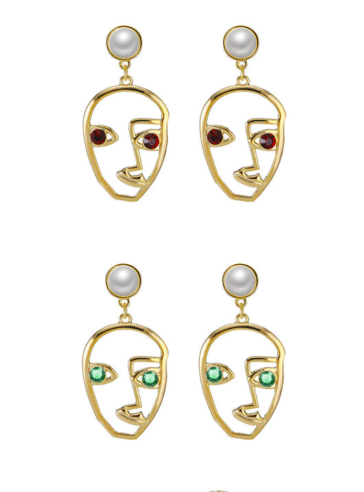 Aretes de Perla con Diseño de Personalidad Coreana - Image 6