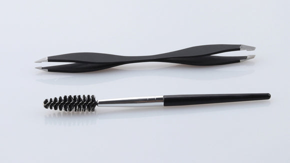 Peine y Clip para Cejas - Herramienta de Grooming Profesional