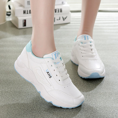Zapatillas de Running con Plataforma Blancas - Image 3