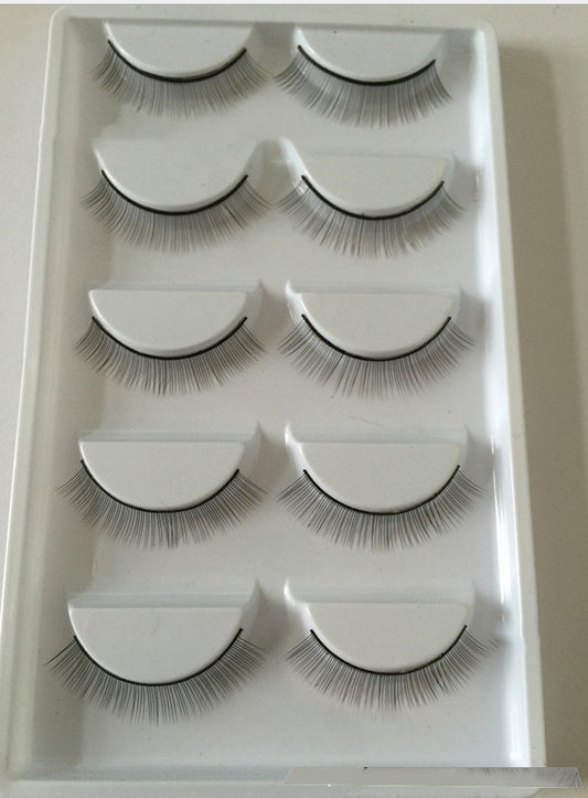 Kit de Pestañas Postizas para Estudiantes - 5 Pares de Práctica 8mm - Image 2