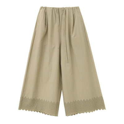 Pantalones Anchos Cropped Bordados para Verano - Casual y Cómodos - Image 9