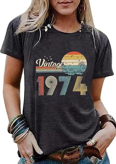 Blusa Vintage con Estampado de Letras para Fiestas - Image 9
