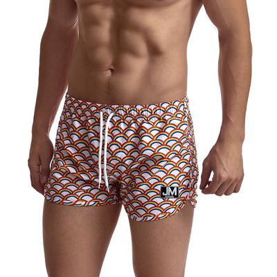 Pantalones Cortos de Playa con Estampado Arcoíris para Hombre - Image 9