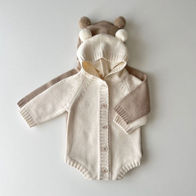 Suéter Tejido Infantil Forma Osito - Enterizo Acogedor para Bebés - Image 5