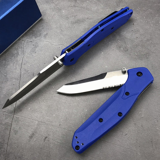 Cuchillo Plegable de Acero Inoxidable para Aventuras al Aire Libre - Image 10