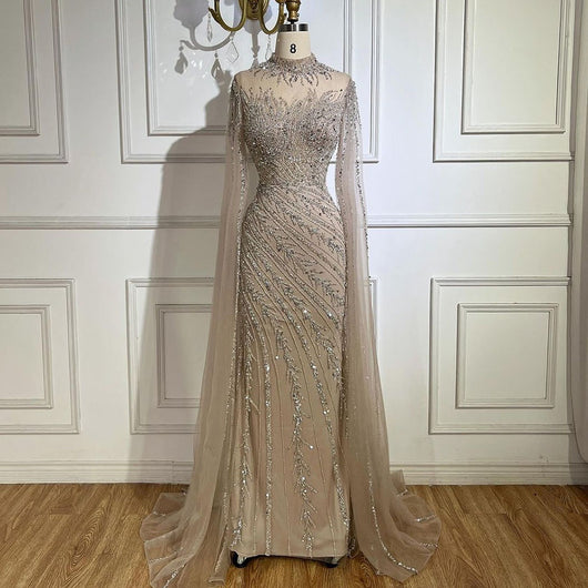 Vestido de Gala Elegante con Mangas Volantes y Falda Sirena - Image 15