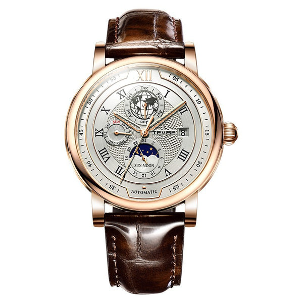 Reloj Automático Fases Lunares Resistente al Agua para Hombre - Image 6