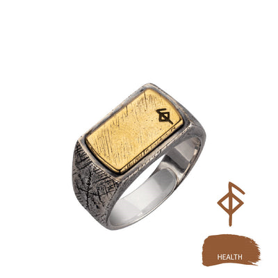 Anillo Ajustable Letra Final Moda Masculina - Image 6