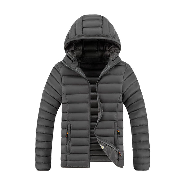 Chaqueta Acolchada Ligera Plus Size con Corte Entallado - Image 2