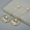 Aretes de Plata Esterlina 925 Concha Amanecer del Mar para Mujer