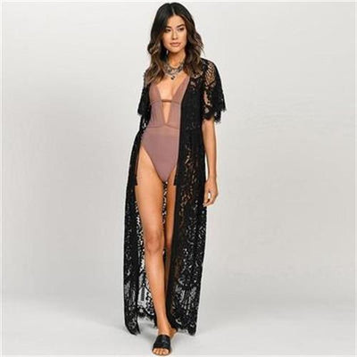 Cardigan de Playa Long Beach - Protección Solar y Estilo