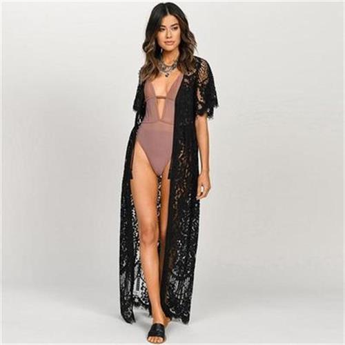 Cardigan de Playa Long Beach - Protección Solar y Estilo