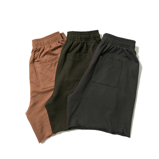 Shorts de Algodón Teñido Pesado para Hombre - Estilo Urbano Minimalista - Image 16