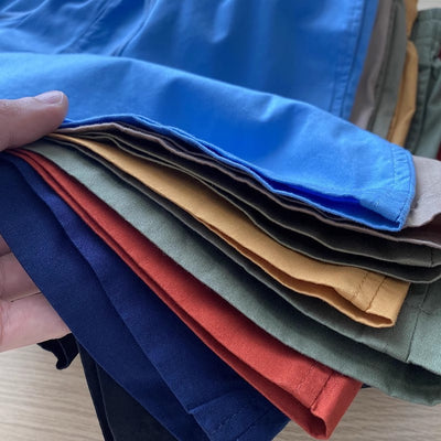 Pantalones Cortos Casuales de Algodón Puro con Cintura Elástica para Hombre - Image 21
