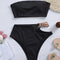 Bikini Hueco Bicolor con Corte Moderno