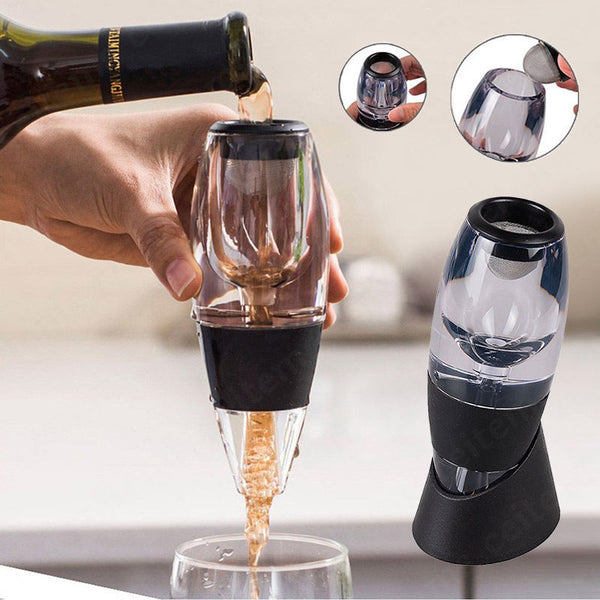 Aireador de Vino Portátil - Decantador Rápido para Vinos Tintos y Blancos